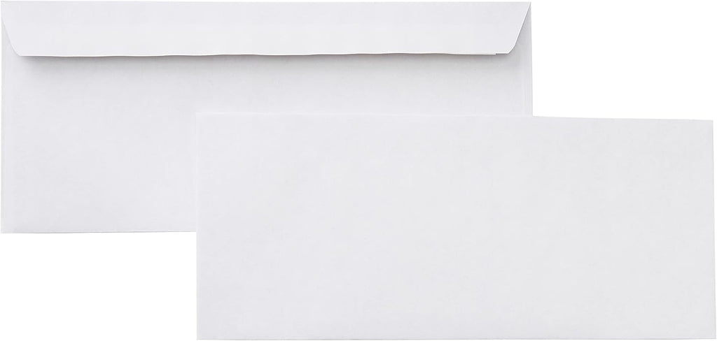 #10 Security-Tinted Self-Seal Business Envelopes for Documents, Privacy, Home & Office, White, 500-Pack
