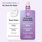 30 Seconds Bubble Mask REPAIR, EGF Liposome Face Mask, 2.36 fl oz