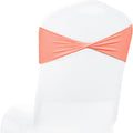 Pack of 25 Spandex Chair Sashes Without Slider Buckles – Peach
