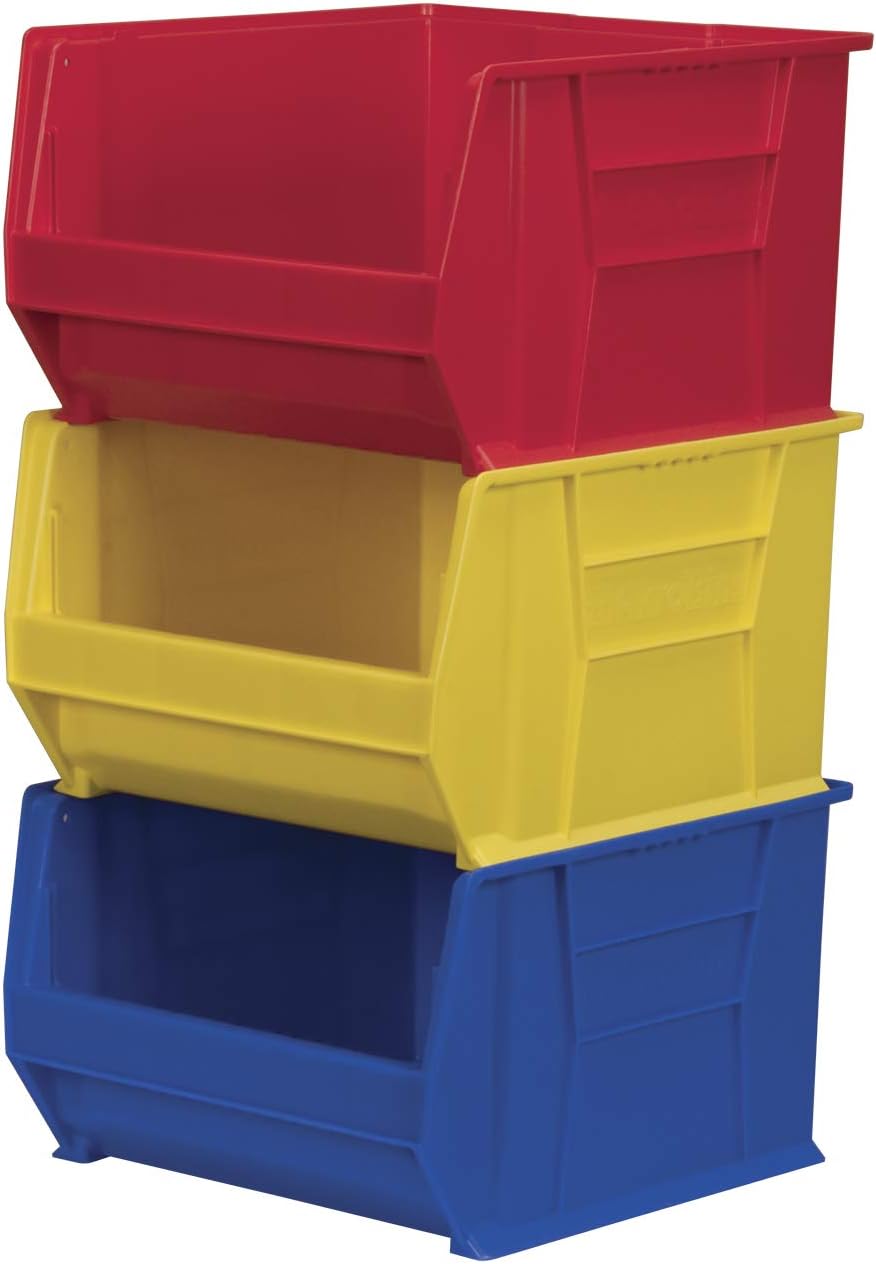 30283 Super-Size AkroBins Plastic Storage Bins, Space-Saving Stackable Bins for Garage, Classroom, Warehouse