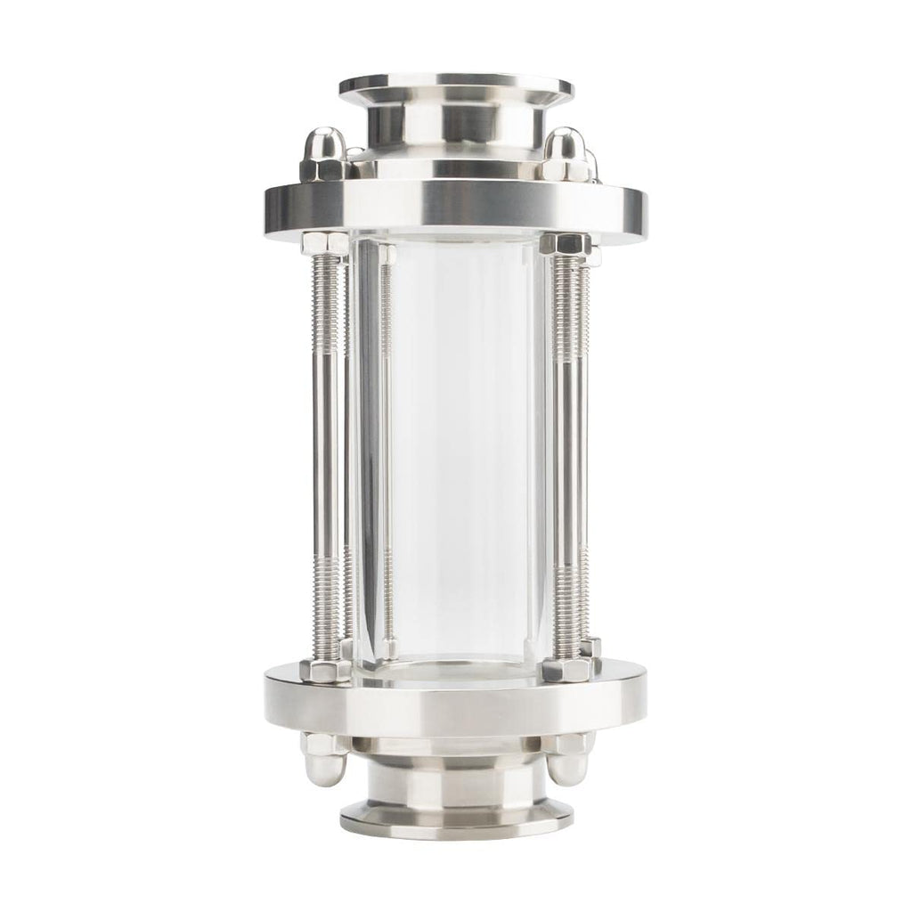 SENFUID Flow Sight Pipe Glass Diopter 2 Inch Ferrule Tri Clamp