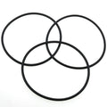3pcs O-Ring for Water Filter Housings, Diameter 3.5inch O.D. Black O-Ring