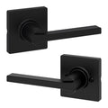 Casey Passage Door Lever, Matte Black