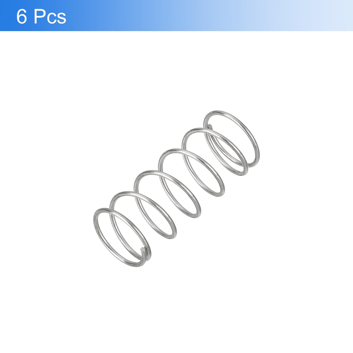 6Pcs Compression Spring 0.8mm Wire Diameter x 11mm OD x 30mm Long