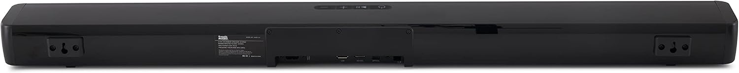2.1 Channel Sound Bar for TV with Built in Subwoofer, 36 Inch Surround System, HDMI, ARC, and Bluetooth, Black