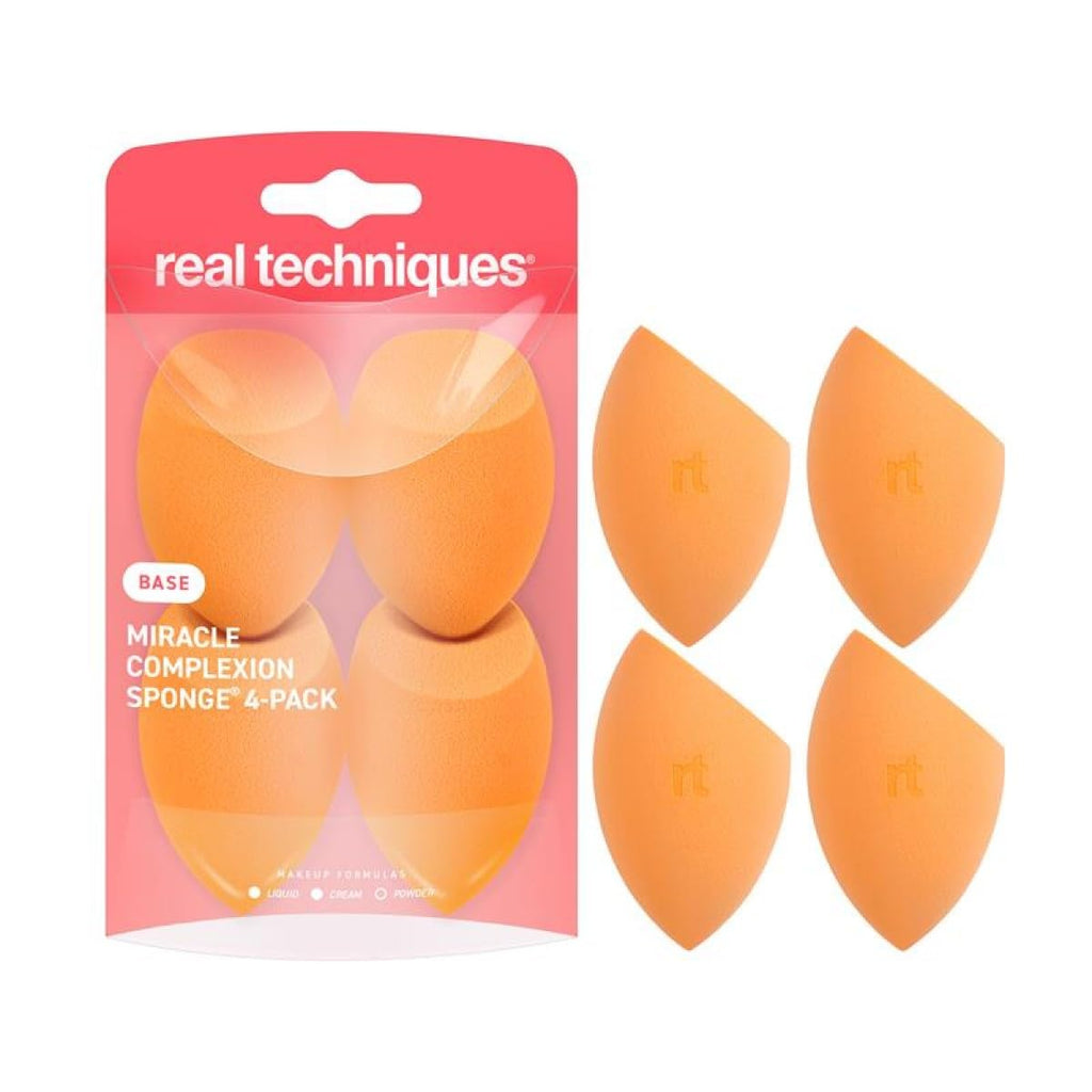 Miracle Complexion Sponge, 4 Pack, Makeup Blending Sponges | Makeup sponges for foundation, 3-point design