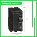 Genuine Square D QO230 30 Amp Double Pole Circuit Breaker Kit
