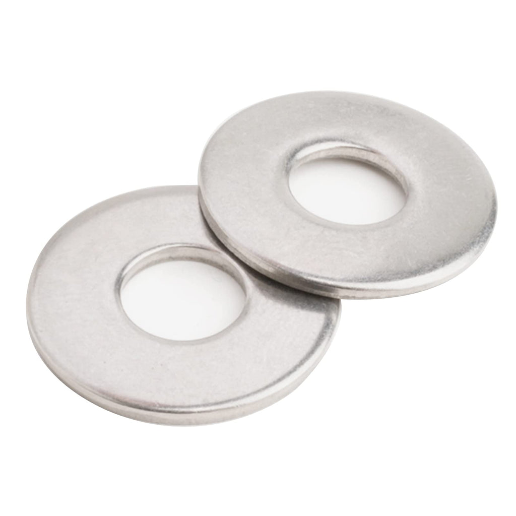 1-1/4" x 2.5"OD Flat Washer, 18-8 (304) Stainless Steel Washers Flat, 2PCS