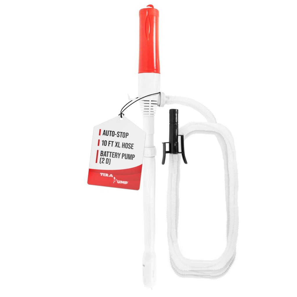 TERA PUMP Gas Diesel E15 to E85 Battery Powered Transfer Pump