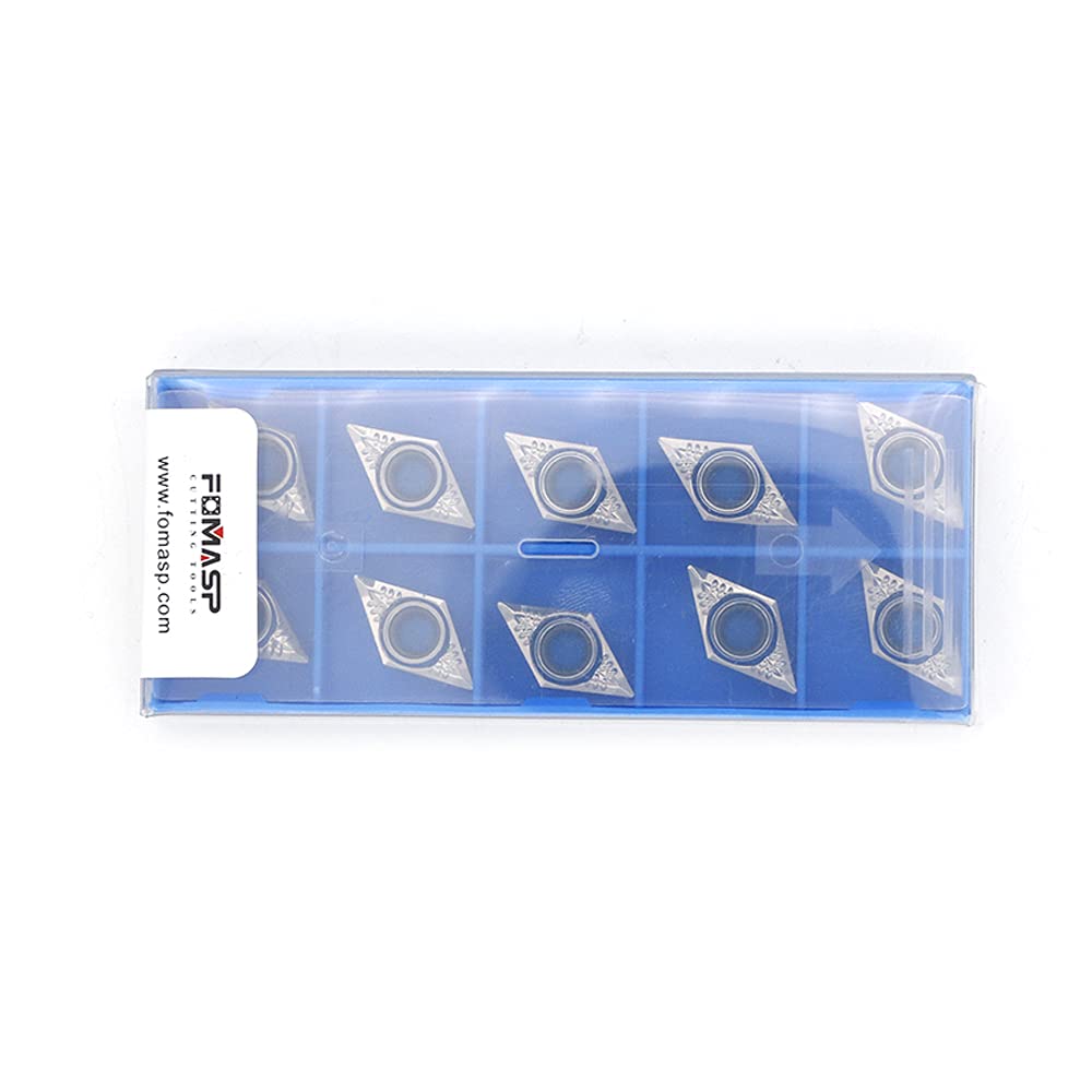Carbide Inserts for Aluminum DCGT32.51 / DCGT11T304 for Turning Cutting Tools 10 PCS