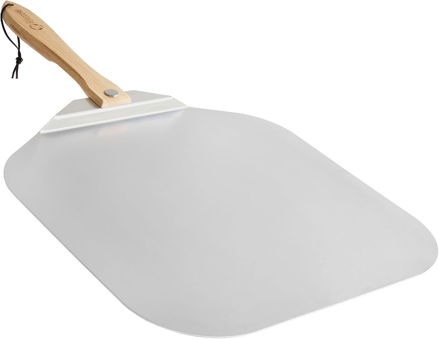 Aluminum Metal Pizza Peel 18 Inch, Foldable Wood Handle