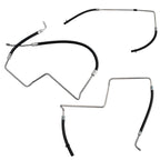 TRQ Power Steering Pressure Return Hose Assembly Set 3pc