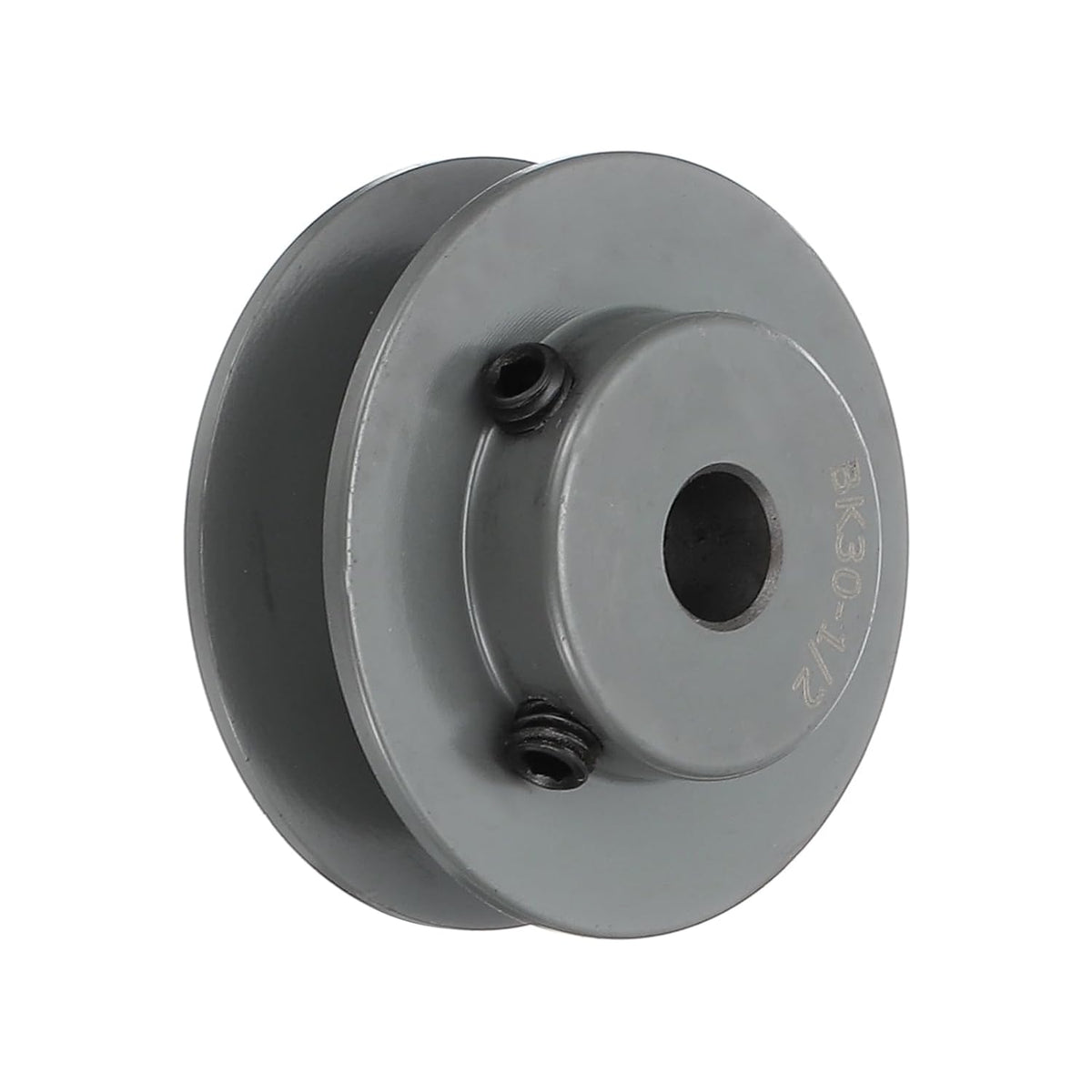 uxcell BK30-1/2 V-Belt Sheave 1/2" Bore, 3.15" OD, Single Groove Web Sheave