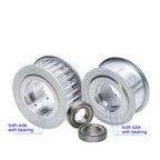 5M 20Teeth Idler Timing Pulley 7mm Bore 5mm Pitch for 15mm Width Belt 5M20T Tensioner Pulley Synchronous Wheel with Bearing (tooth width: 16mm, with tooth; bore: 7mm)