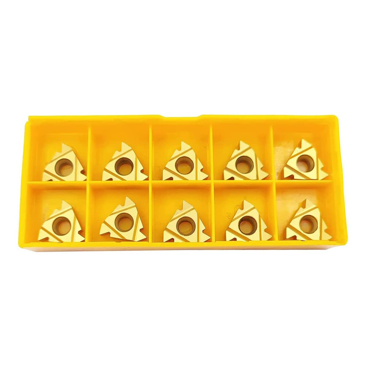 10PCS 16ER AG60 / 16IR AG60 CNC Lathe Indexable Threading Carbide Turning Insert Blade (16IR AG60)