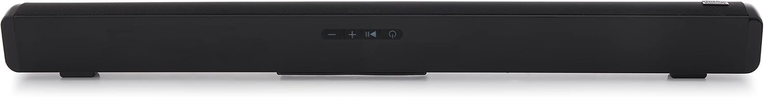 2.1 Channel Sound Bar for TV with Built in Subwoofer, 36 Inch Surround System, HDMI, ARC, and Bluetooth, Black