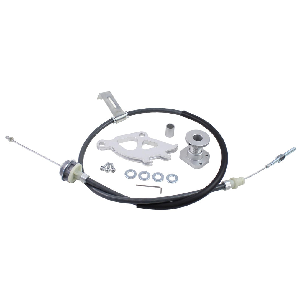 Left Quadrant Clutch Cable and Firewall Adjuster Kit for Ford
