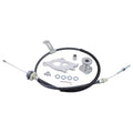 Left Quadrant Clutch Cable and Firewall Adjuster Kit for Ford