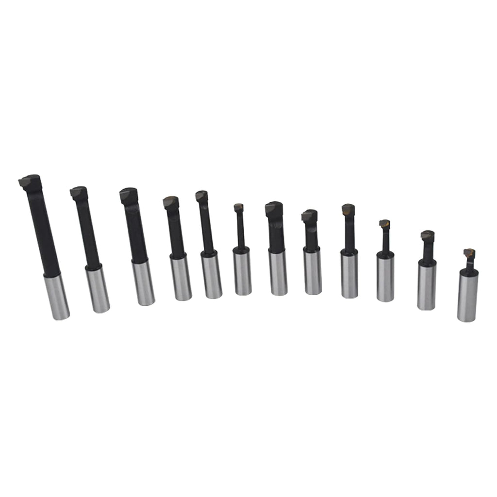 waltyotur Boring Bar Set 3/4 Inch Boring Bars 12-Pack for Milling Machines