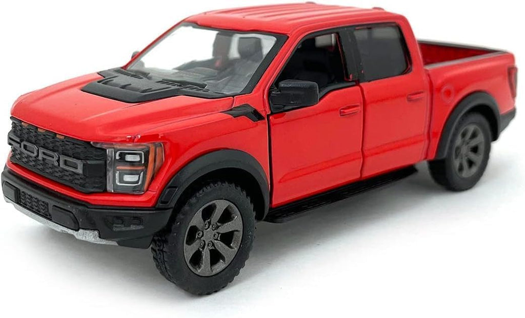 2022 Ford F-150 Raptor 5" 1:46 Scale Die Cast Model Toy Truck (Red)