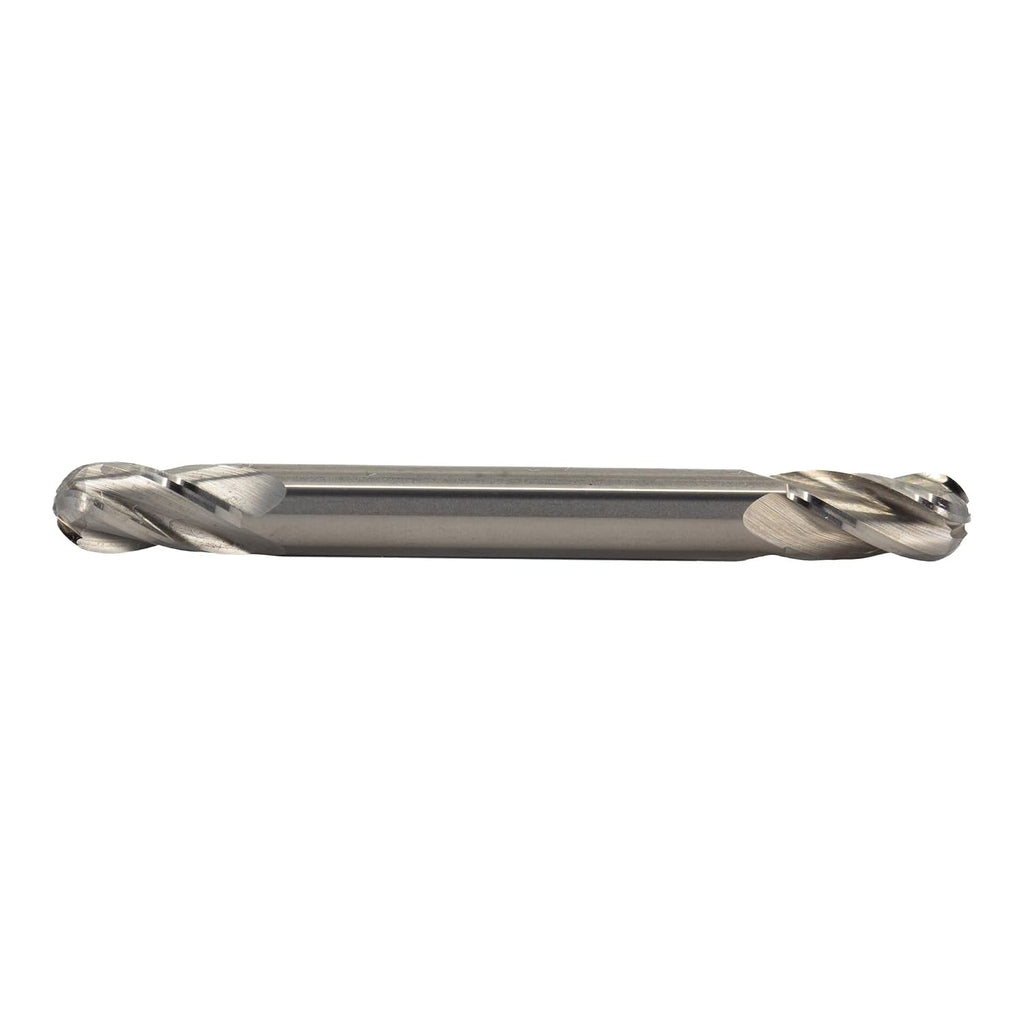 Drill America 3/32" Carbide 4 Flute Double End Stub End Mill, MMO Series