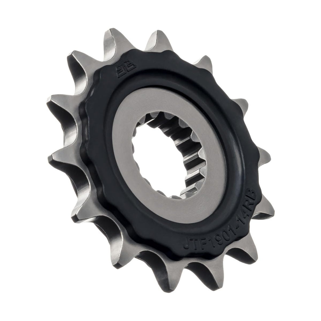 JT Sprockets JTF1901.14RB 14 Tooth Rubber Cushioned Front Countershaft Sprocket