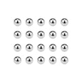 uxcell Precision Balls 1.5mm Solid Chrome Steel G10 for Ball Bearing Keychain Wheel 20pcs