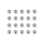 uxcell Precision Balls 1.5mm Solid Chrome Steel G10 for Ball Bearing Keychain Wheel 20pcs