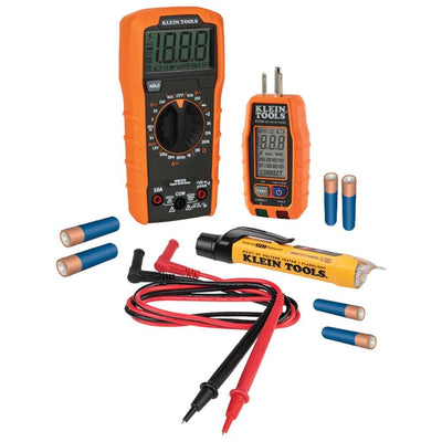 69355 Digital Multimeter Premium Electrical Test Kit with Non-Contact Voltage Tester, Receptacle Tester, Test Leads