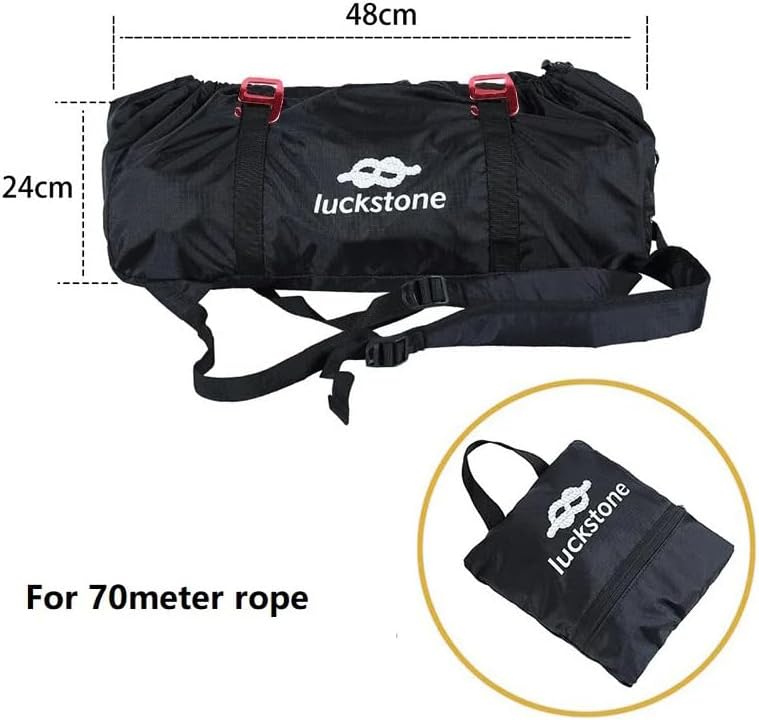 Rock Climbing Rope Bag Large Capacity Foldable Waterproof Oxford Rock Climbing Backpack with Ground Sheet