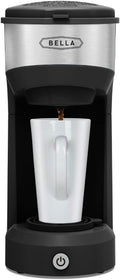 Dual Brew Single Serve Coffee Maker, Brews both Kcup and Ground Coffee, Large 14oz Capacity, Easy One Touch, Auto