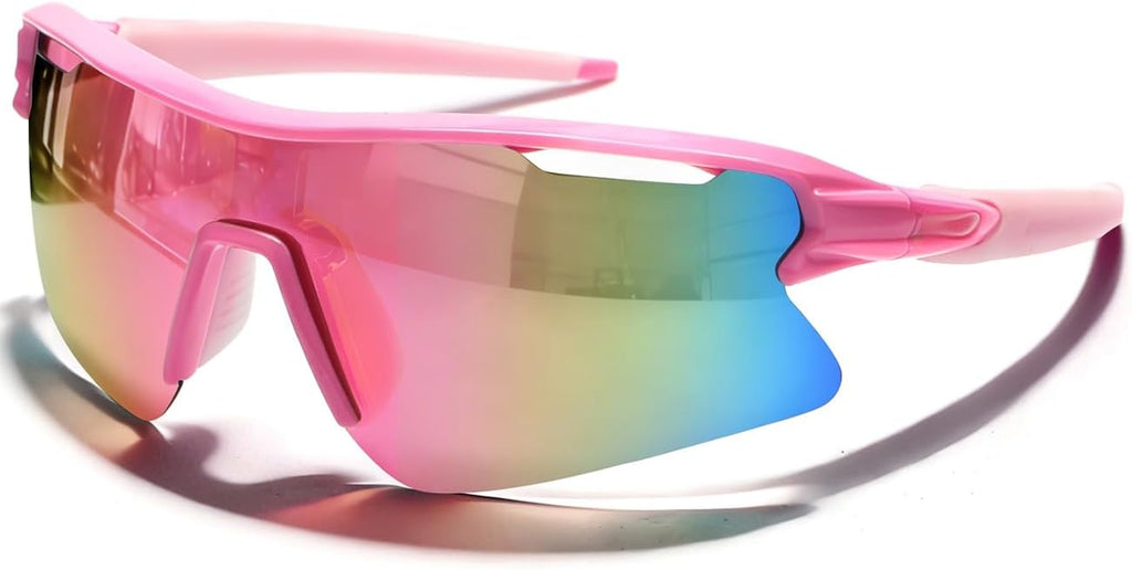 Polarized Sports Sunglasses for Men Women and Youth, UV400 Protection Ideal for Cycling Baseball Fishing Golf Running