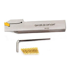 OSCARBIDE 3/4" QA12R-30 Lathe Grooving Parting Holder 10 Inserts Right-Hand