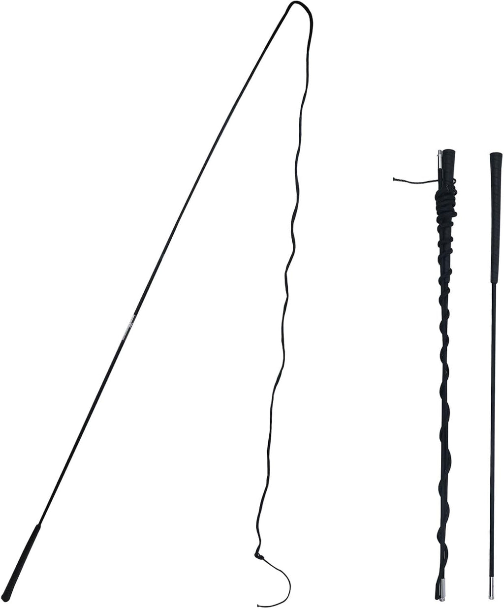 Horse Lunge Whip for Training,5.9 Feet Long Stick with 6.3 Feet Drop, Detachable in 2 Sections – Equestrian Riding &