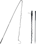 Horse Lunge Whip for Training,5.9 Feet Long Stick with 6.3 Feet Drop, Detachable in 2 Sections – Equestrian Riding &