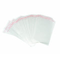 200pcs 5"x5" Clear Resealable Cellophane Bag Self Adhesive Seal