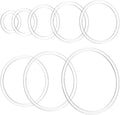Router Template for Woodworking, 8 Circle Router Jig Templates 2.8~8 inch Clear Acrylic Inlay Templates Craft
