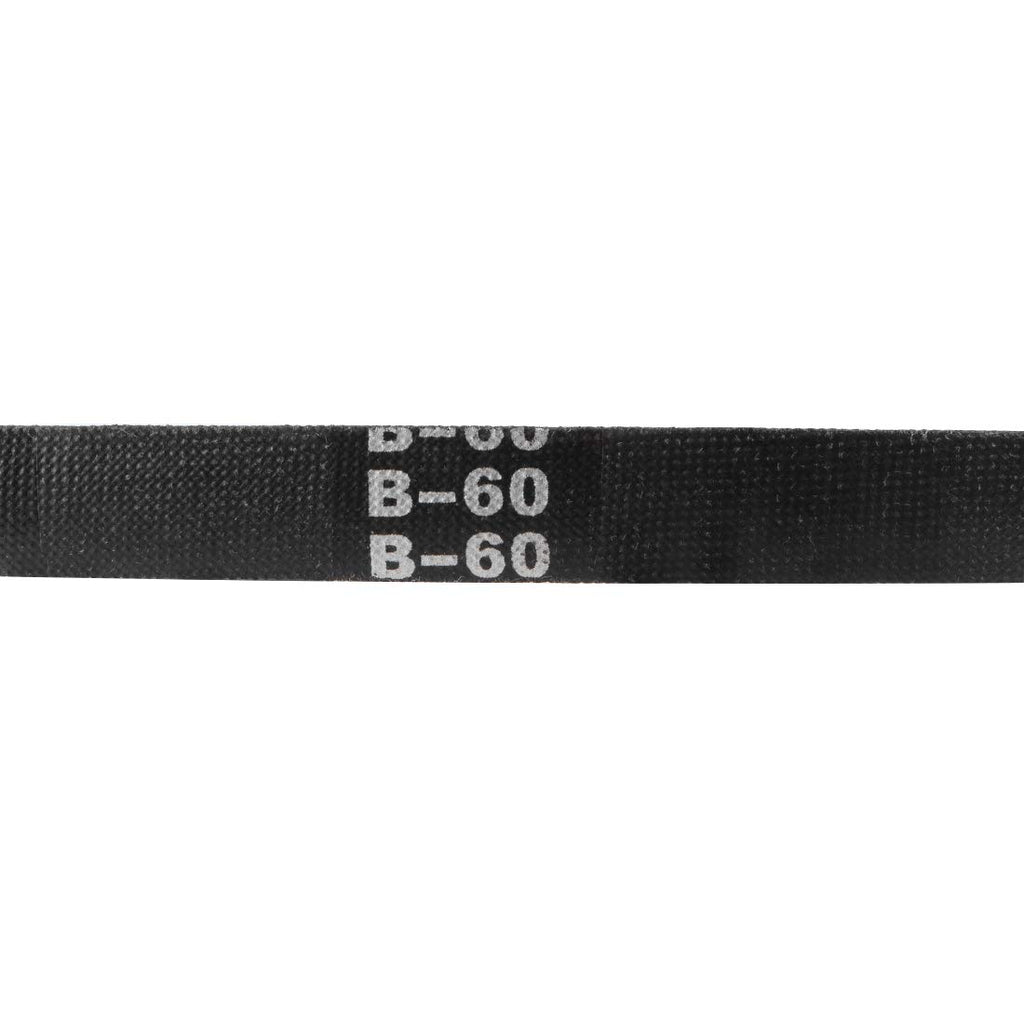 uxcell B60 V-Belts 60" Pitch Length, B-Section Rubber Drive Belt 2pcs