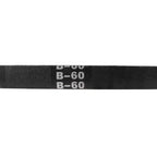uxcell B60 V-Belts 60" Pitch Length, B-Section Rubber Drive Belt 2pcs