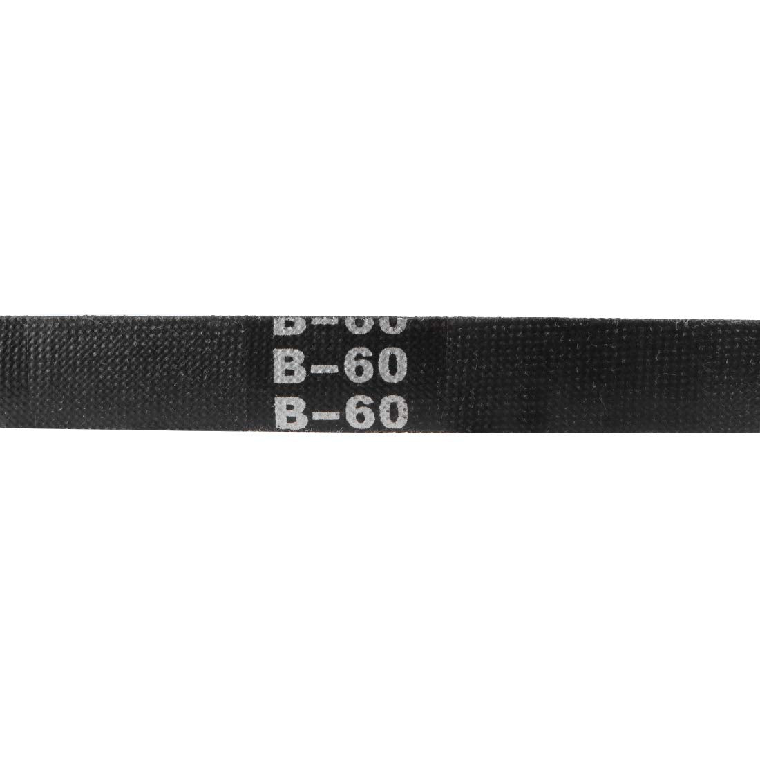 uxcell B60 V-Belts 60" Pitch Length, B-Section Rubber Drive Belt 2pcs