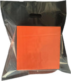 100 Pack 12" x 18"x 2 Mil Thick Clear Plastic Shopping Merchandise Retail Bags with Die Cut Handles