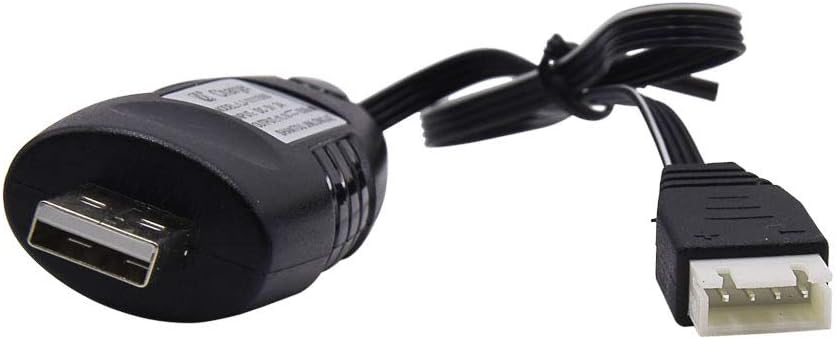 2 Pack 3S 1.5A Lithium Charger Cable Suitable for RC Car Boat Airplane Drone Airsoft 3 Cell Lipo Battery / 11.1V USB