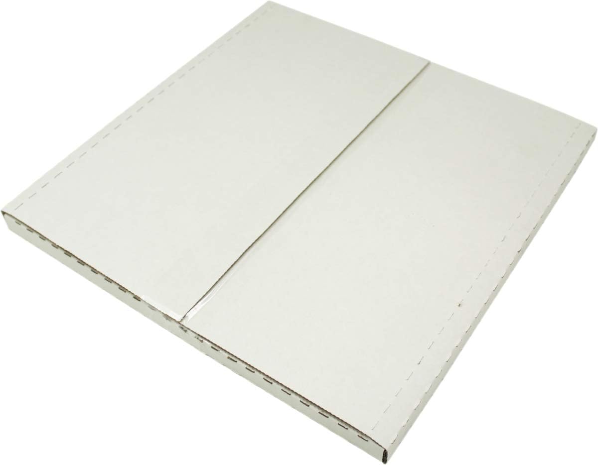 (25) White Vinyl Record LP Shipping Mailer Boxes - Holds 1 to 3 12" Records - Adjustable Height - STRONG 32 ECT