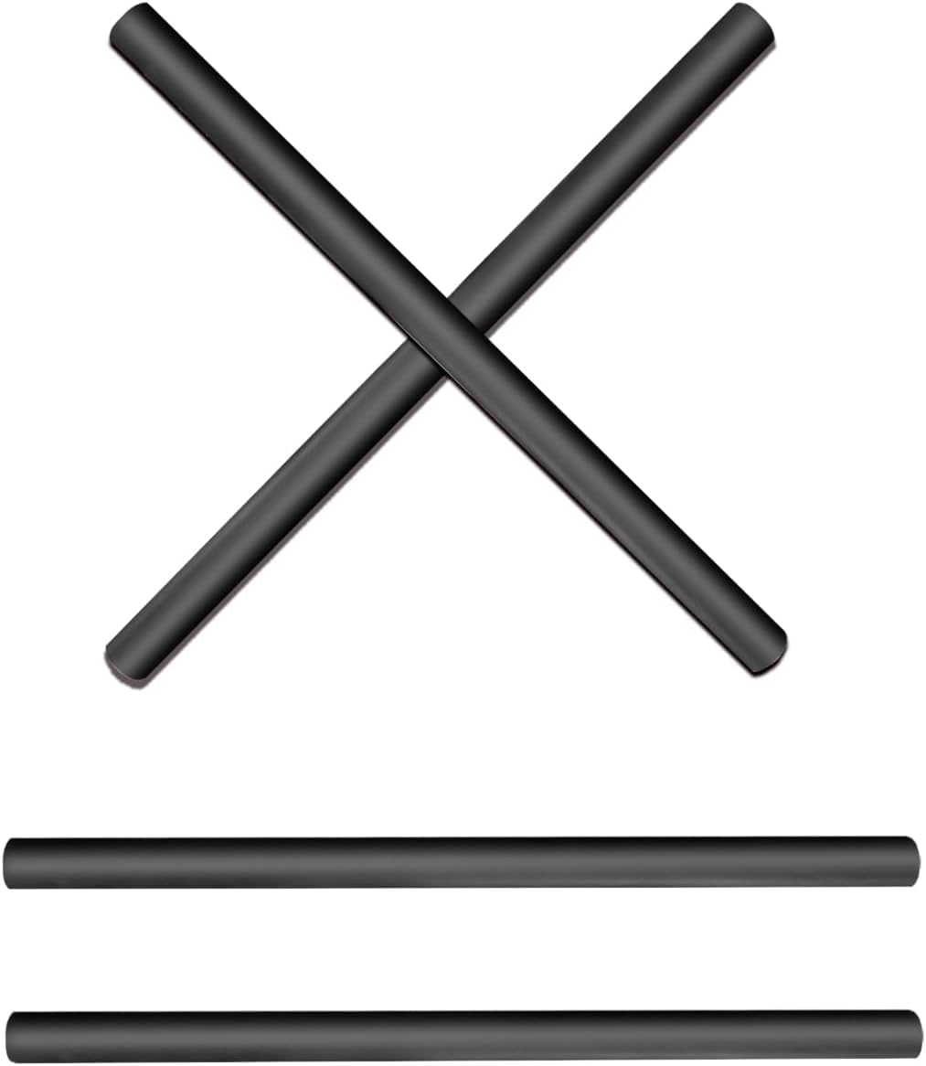 Foam Padded Escrima Sticks Training Set, 4 Pack Lightweight Martial Arts Practice Sticks for Skill Training