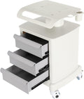 Medical Cart 4-Tier Mobile Ultrasound Cart Beauty Salon Storage Trolley