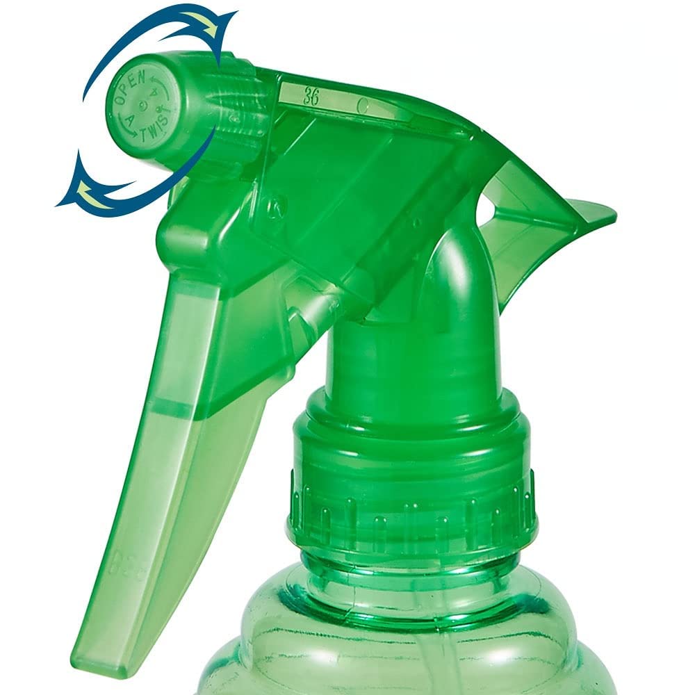 Spray Bottles - 3 Pack, 16 oz - Mist/Stream, Bright Colors, Sturdy, Leak Proof, BPA Free, For Cleaning, Plants, Pet