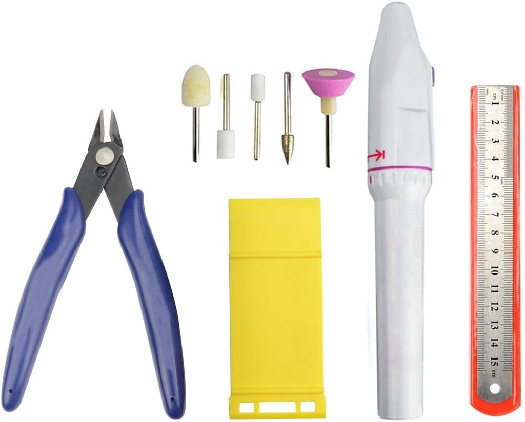 Professional 33 PCS Model Tools Kit Modeler Basic Tools Craft Set Hobby Building Tools Kit for Gundam Car Model
