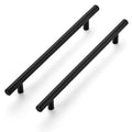 Cabinet Pulls,10" Length,7-1/2" Hole Center,Matte Black,20 Pack
