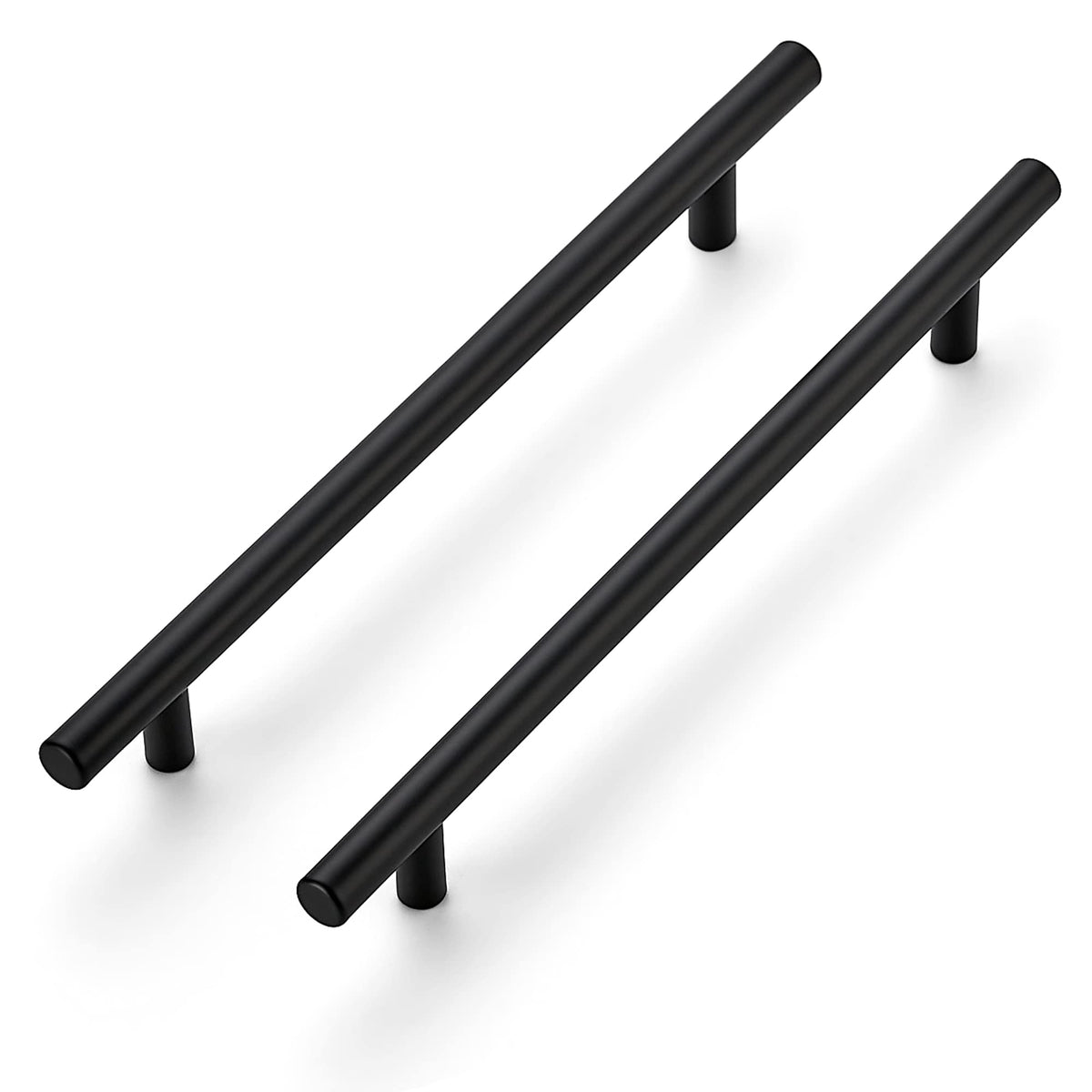 Cabinet Pulls,10" Length,7-1/2" Hole Center,Matte Black,20 Pack