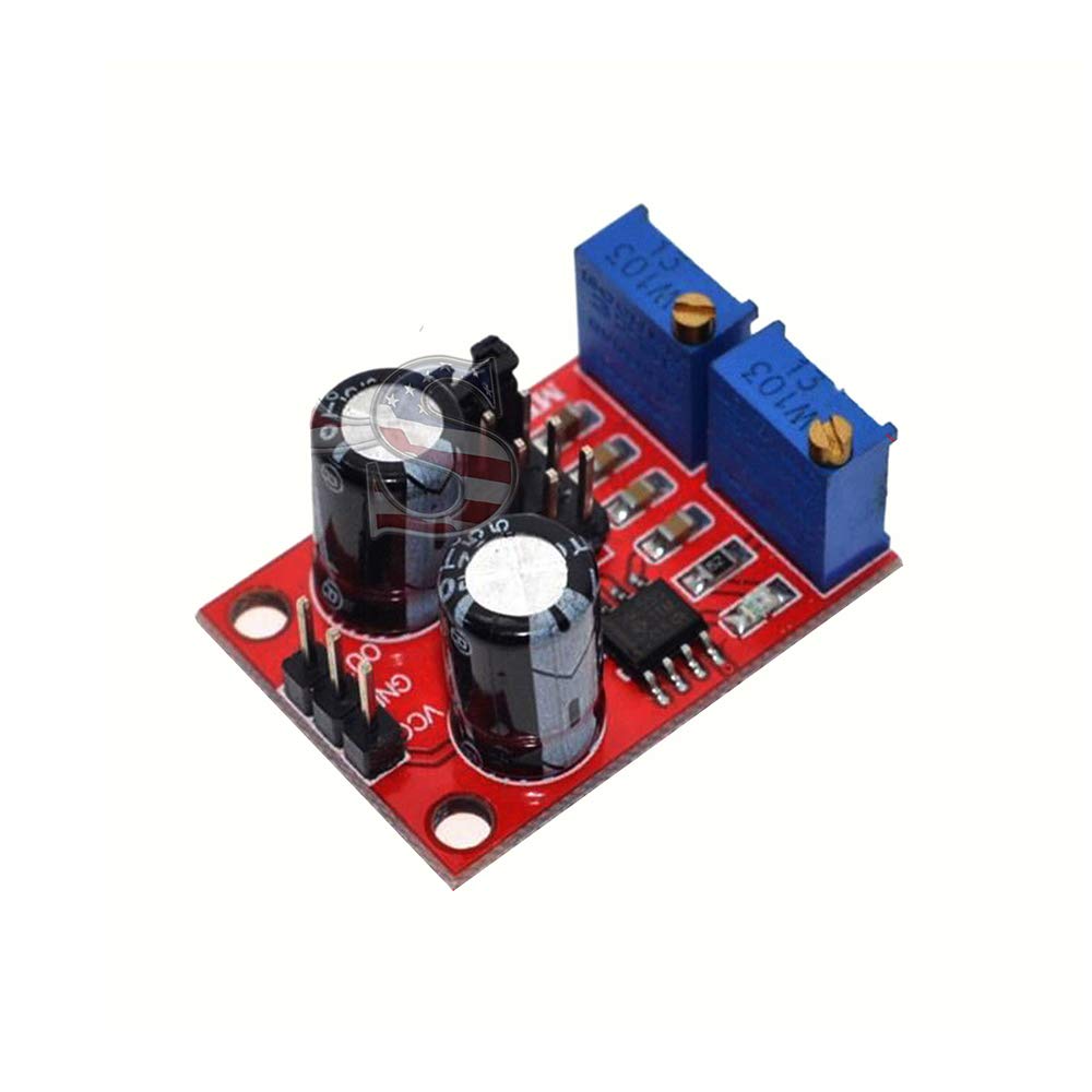 DEVMO 2PCS NE555 Pulse Module Frequency Duty Cycle Adjustable Square Signal Generator